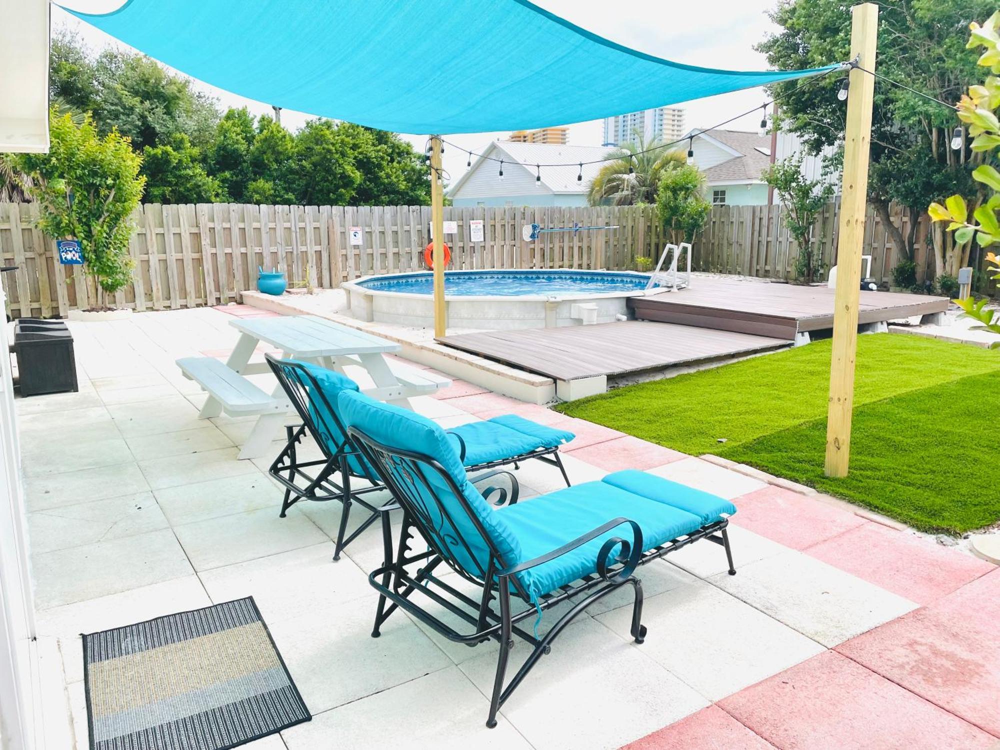 Sea Salt Vacation Home, Private Pool - Walk To Beach Panama City Beach Esterno foto